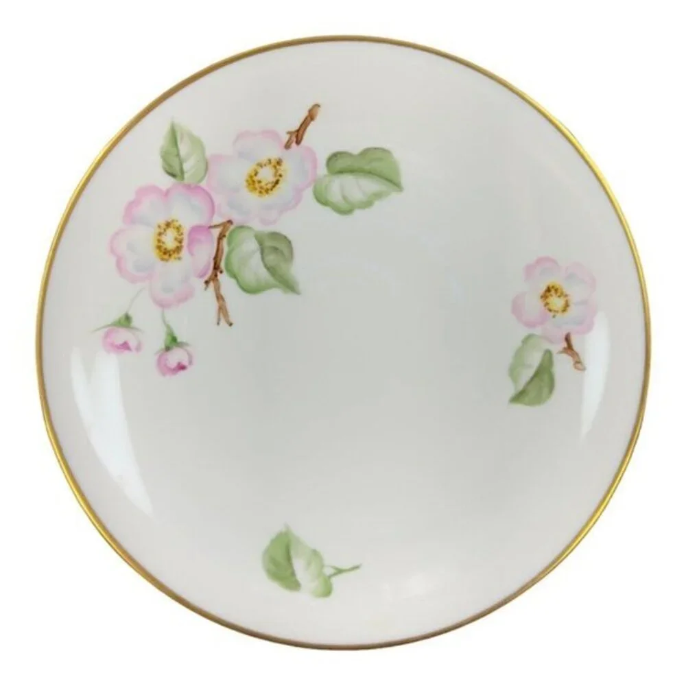 Thomas Bavaria Decope WJS Porcelain Ceramic‎ Cake Stand Plate Footed Compote VTG